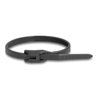 Delock Kabelske vezice s ravnom glavom, D 205 x Š 2,5 mm, 100 kom. crne Delock Kabelske vezice s ravnom glavom, D 205 x Š 2,5 mm, 100 kom. crne