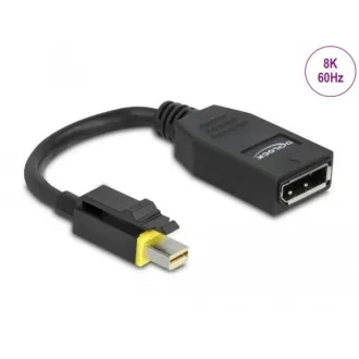 Delock Mini DisplayPort 1.4 na DisplayPort adapter s bravom 8K 60 Hz