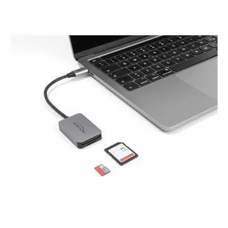 Delock čitač kartica s USB Type-C™ sučeljem u aluminijskom kućištu za SD ili Micro SD memorijske kartice