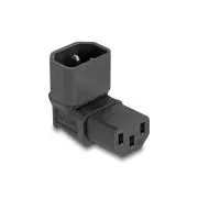 Delock Adapter za napajanje IEC 60320 - C14 na C13, utikač / utičnica, 2,5 A, 90°, pod pravim kutom