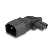 Delock Adapter za napajanje IEC 60320 - C14 na C7, utikač / utičnica, 2,5 A, 90°, pod pravim kutom