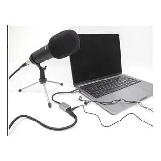 Delock Vanjska USB Type-C™ zvučna kartica s Plug & Play audio adapterom, 2 x 3,5 mm stereo priključak Delock Vanjska USB Type-C™ zvučna kartica s Plug & Play audio adapterom, 2 x 3,5 mm stereo priključak