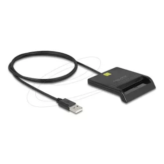 Delock USB 2.0 čitač pametnih kartica za pametne kartice s kontaktnim čipom Delock USB 2.0 čitač pametnih kartica za pametne kartice s kontaktnim čipom