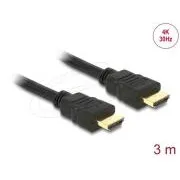 Delock HDMI kabel velike brzine s Ethernetom - HDMI A muški > HDMI A muški 4K 3 m