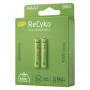 GP AAA ReCyko 950 mAh, punjiva, 2 kom
