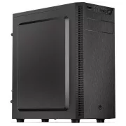 Endorfy Armis 100 Solid Cabinet, Middle tower, bez izvora napajanja, 2× USB 3.0, 1× 120 mm ventilator, čitač kartica, crni