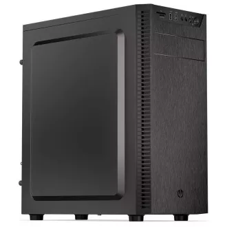 Endorfy Armis 100 Solid Cabinet, Middle tower, bez izvora napajanja, 2× USB 3.0, 1× 120 mm ventilator, čitač kartica, crni
