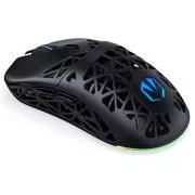 Endorfy LIV Plus Wireless, miš, gaming, bežični, optički, do 26000DPI, BT, 2.4Ghz USB, 6 gumba, Kailh GM 8.0, ARGB pozadinsko osvjetljenje, crni