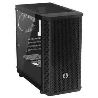 Endorfy Signum M30 Air srednje tower kućište, microATX, bez napajanja, 2× USB 3.0, 1×USB-C, 3×120 mm ventilatora, mrežasti panel, stranice od kaljenog stakla
