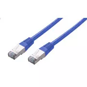 C-TECH Kabel patchcord Cat5e, FTP, plavi, 0,5m