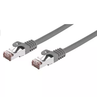 C-TECH Kabel patchcord Cat6, FTP, sivi, 0,25m