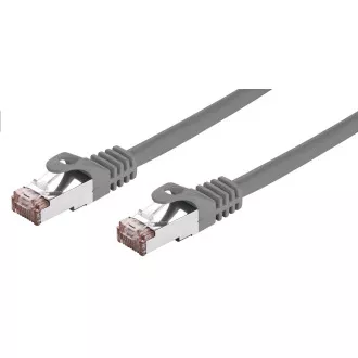 C-TECH Kabel patchcord Cat6, FTP, sivi, 3m