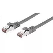 C-TECH Kabel patchcord Cat6, FTP, sivi, 5m