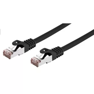 C-TECH Kabel patchcord Cat6, FTP, crni, 0,25m