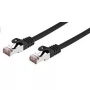 C-TECH Kabel patchcord Cat6, FTP, crni, 2m