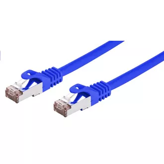 C-TECH Kabel patchcord Cat6, FTP, plavi, 0,25m