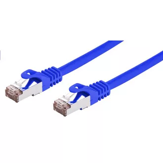 C-TECH Kabel patchcord Cat6, FTP, plavi, 1m