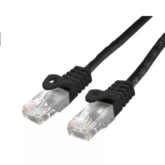 C-TECH Kabel patchcord Cat6, UTP, crni, 0,25m