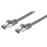 C-TECH Kabel patchcord Cat7, S/FTP, sivi, 0,25m