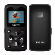 EVOLVEO EasyPhone ID, mobitel za starije osobe, najjednostavniji telefon na tržištu, 1,77"/1x SIM/700mAh/crni