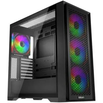 EVOLVEO Rhino, eATX/ATX kućište, 4x ARGB 120 mm ventilatora, bočna ploča od kaljenog stakla + mrežasta prednja ploča EVOLVEO Rhino, eATX/ATX kućište, 4x ARGB 120 mm ventilatora, bočna ploča od kaljenog stakla + mrežasta prednja ploča