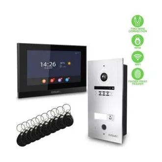 EVOLVEO DoorPhone ID-1, 2-žični video portafon s RFID-om, otiskom prsta i podrškom za ONVIF kameru