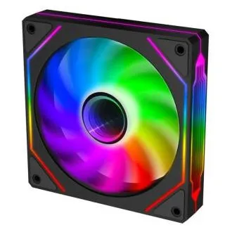 EVOLVEO 120UX, ventilator, 120 mm, 4-pinski PWM, ARGB, crni EVOLVEO 120UX, ventilator, 120 mm, 4-pinski PWM, ARGB, crni