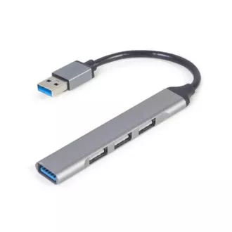 Gembird USB hub s 4 USB 3.1 porta (Gen 1), srebrni Gembird USB hub s 4 USB 3.1 porta (Gen 1), srebrni