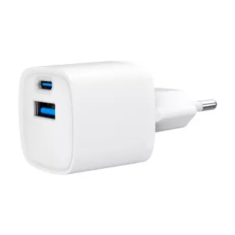 Gembird USB punjač, 2x priključak, 20W, brzo punjenje, bijela
