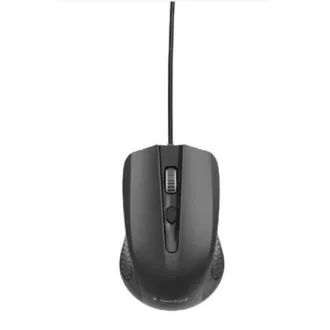GEMBIRD MUS-4B-02 optički miš, 1200 DPI, USB, crni, duljina kabela 1,35 m