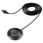 Genius MIC-100U Mikrofon, žičani, stolni, konferencijski, višesmjerni, osjetljivost -52.5dB, USB, 2m, crni