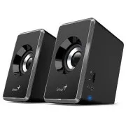 Genius zvučnik SP-U125, prijenosni zvučnici, 2.0, 3W, USB napajanje, 3.5mm jack, sivo-crni