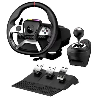 Genius GX Gaming SpeedMaster X5 FF Pedale na volanu Mjenjač za PC PS4 Xbox One Vibracija Crna Srebrna