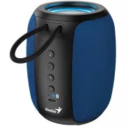 Genius SP-915BT zvučnik, bežični, Bluetooth, 5W, LED pozadinsko osvjetljenje, USB-C, trajanje baterije do 6 sati, mikrofon, podrška za Copilota, plavo-crni