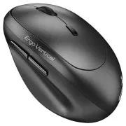Genius Ergo 8350S, Miš, bežični, optički, vertikalni, 2400DPI, 6 tipki, tihi, Copilot, 2.4GHz, Bluetooth 5.3, sivi