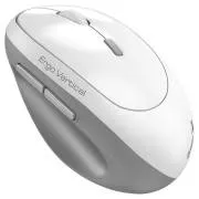 Genius Ergo 8350S, Miš, bežični, optički, vertikalni, 2400DPI, 6 tipki, tihi, Copilot, 2.4GHz, Bluetooth 5.3, bijeli