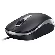 Genius DX-125S miš, žični, optički, 1200DPI, 3 tipke, tihi, USB, crno-sivi