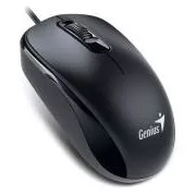 Genius DX-110 miš, žični, optički, 1200 DPI, 3 tipke, USB-C, crni