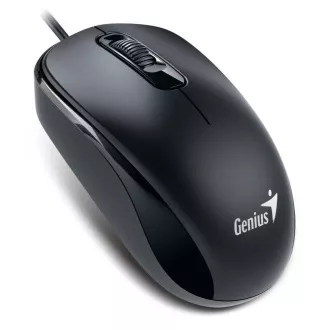 Genius DX-110 miš, žični, optički, 1200 DPI, 3 tipke, USB-C, crni