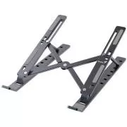 Genius G-Stand M250, Stalak, za laptop, tablet i telefon, podesiv, sklopiv, nosivost 15 kg, aluminij, siva