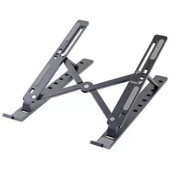 Genius G-Stand M250, Stalak, za laptop, tablet i telefon, podesiv, sklopiv, nosivost 15 kg, aluminij, siva