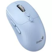 Genius NX-8080S BT miš, bežični, optički, 1600DPI, 7 tipki, tihi, Copilot, 2.4GHz, Bluetooth 5.3, plavi