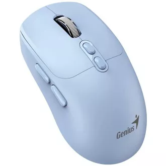 Genius NX-8080S BT miš, bežični, optički, 1600DPI, 7 tipki, tihi, Copilot, 2.4GHz, Bluetooth 5.3, plavi