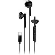 Genius HS-M366 slušalice, žične, u uhu, mikrofon, kontrola glasnoće, kopča koja se okreće za 360°, USB-C, crne