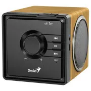 Genius SP-916BT zvučnik, bežični, Bluetooth, 6W, USB-C, trajanje baterije do 8 sati, mikrofon, podrška za Microsoft Copilot, svijetla boja drveta