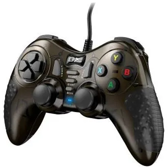 Genius GX Gaming GX-19UV, Gamepad, žični, vibrirajući, za PC, PS3 i PS4, USB, crno-smeđi Genius GX Gaming GX-19UV, Gamepad, žični, vibrirajući, za PC, PS3 i PS4, USB, crno-smeđi