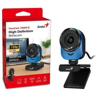 Genius FaceCam 1000X Q, web kamera, HD 720p, mikrofon, USB 2.0, plava Genius FaceCam 1000X Q, web kamera, HD 720p, mikrofon, USB 2.0, plava