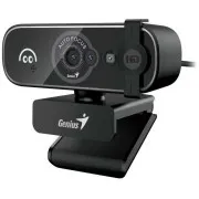 Genius FaceCam OPEN web kamera, Full HD 1080p, Windows Hello, autofokus, 5 Mpx senzor, poklopac za privatnost, USB/USB-C, crna