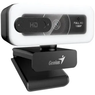 Genius FaceCam Light web kamera, Full HD 1080p, LED osvjetljenje, ugrađeni mikrofon, poklopac za privatnost, USB/C, crna Genius FaceCam Light web kamera, Full HD 1080p, LED osvjetljenje, ugrađeni mikrofon, poklopac za privatnost, USB/C, crna