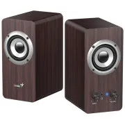 Genius SP-HF400 zvučnici, 2.0, 10W, 3.5mm priključak, drveni, tamno drvo